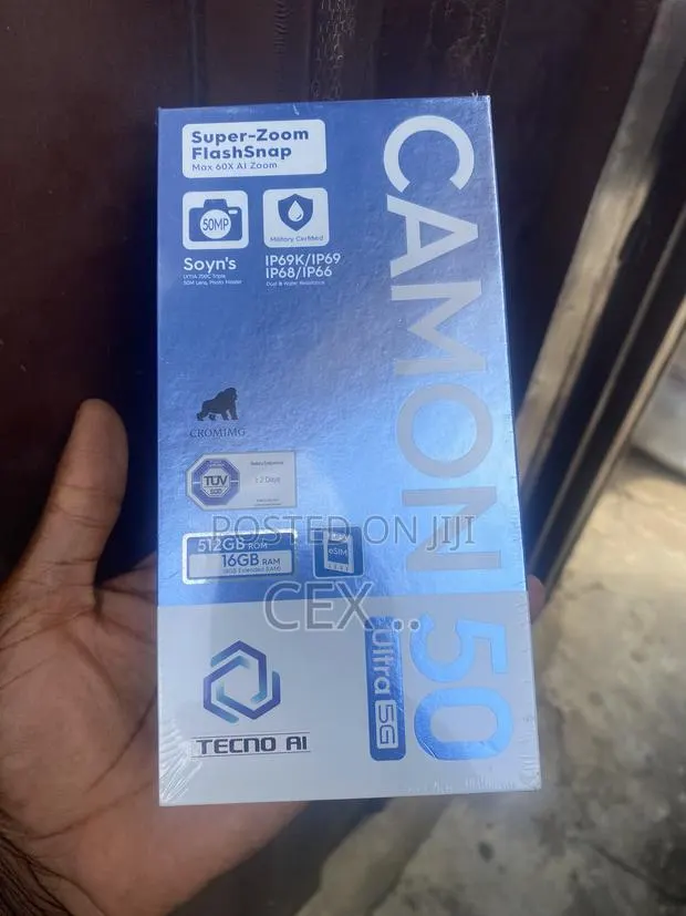 New Tecno Camon 50 Ultra 512 GB Black · Photo 1