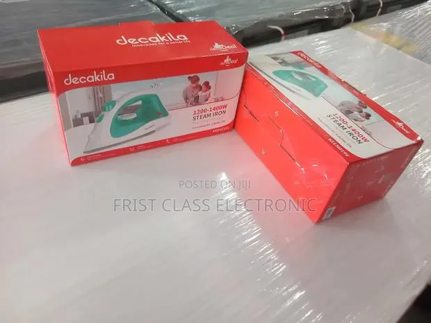 Decakila Steam Iron – Clean Clothes, Easy Iron Flow · Photo 1