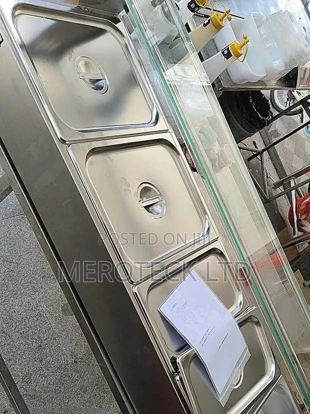 Commercial SS 5 Tray Bain Marie Food Warmer Display · Photo 3