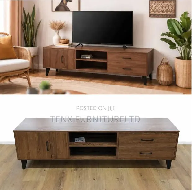 TV Stand (Walnut) Up to 75inch · Photo 1