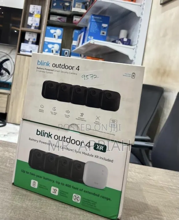 Latest and Sleek Blink Outdoor 4 Wireless Security Cameras(Black) · Photo 1