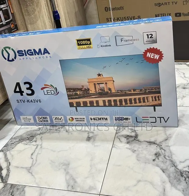 Order Quality 43 Inch Sigma Full Hd Led Digital Satellite Sig-K43v6 · Photo 1