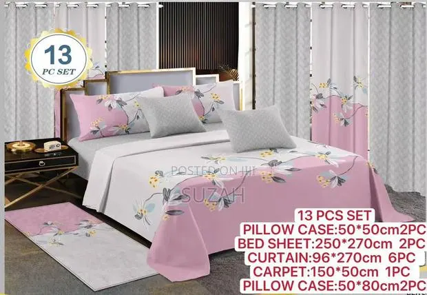 Set Curtains, Carpet and Bedsheets · Photo 1