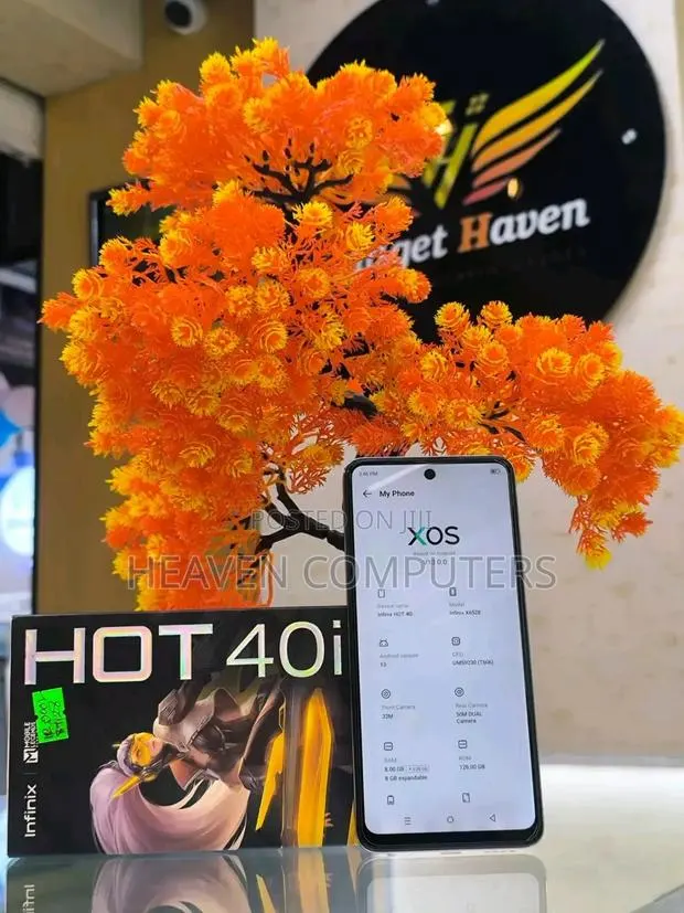New Infinix Hot 40i 128 GB Yellow · Photo 1