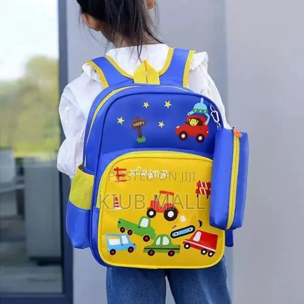 Kids Excavator School Bag Design · Photo 1