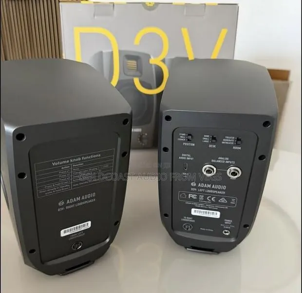 Adam Professional Audio D3v Active Desktop Monitoring System (Black) · Photo 8