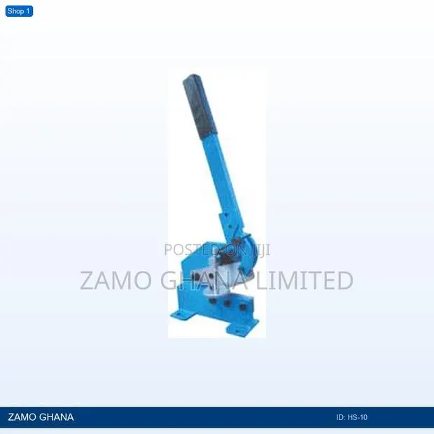 Hand Shear 10 Inch Blade Sheet-6mm Flat-70x6mm Round-13mm Mild - Hs-10 · Photo 1