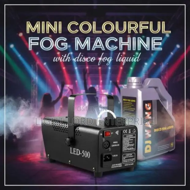 Disco Mini Fog Machine 600watts · Photo 1