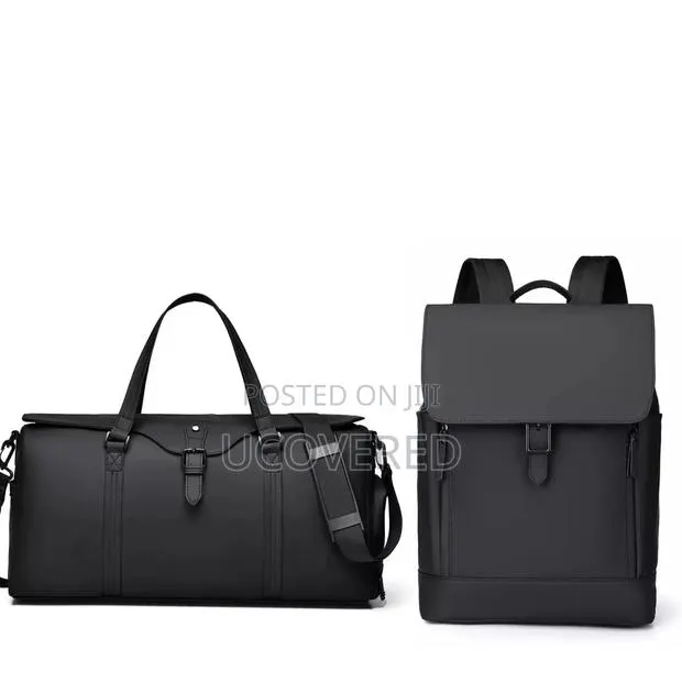 Travel Sets Feature a Minimalist Duffle Bag and Flap-Top Backpack. · Photo 1