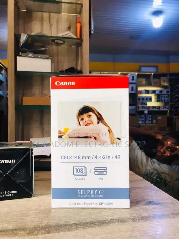 Canon 100x148mm Ink Paper Set: Bring Your Photos to Life · Photo 1