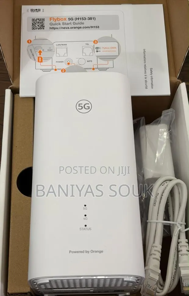Huawei 5g Router Orange Flybox H153-381
