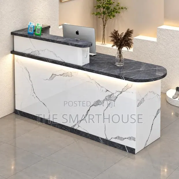 Modern Marble Reception Desk – (Table Size - 150cm) · Photo 1