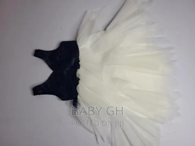 Girls Dark Blue Occassion Dress · Photo 1
