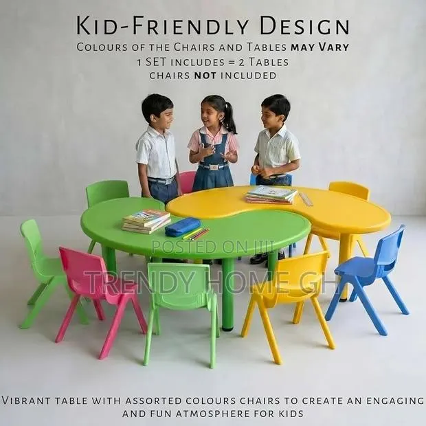 Kids Half-moon Table Front Round Shape, Perfect For Home Use · Photo 3