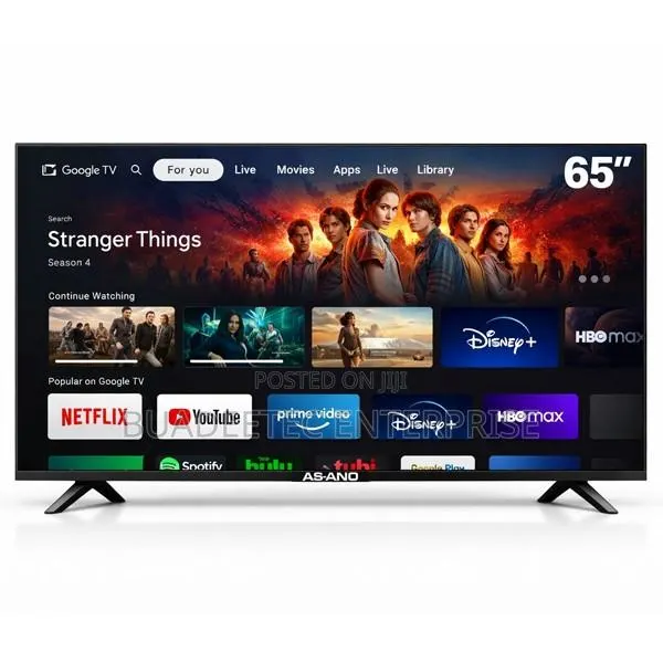 Asano 65” Smart Google TV, Ultra Hd (As-G65) · Photo 1
