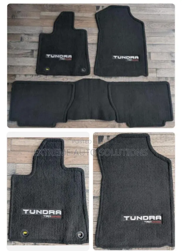 Tundra 2015-2020 Black TRD Pro Carpet Mats · Photo 1