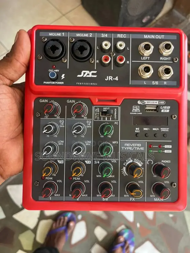 Jac Jr-4 Mixer With Sound Card (4 Channel) · Photo 1