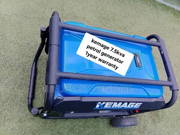 Kemage 7.5KVA Petrol Generator for Home and Business Use · Photo 1