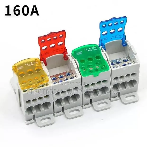UKK 160A DIN Rail Distribution Terminal Block Junction Box · Photo 1