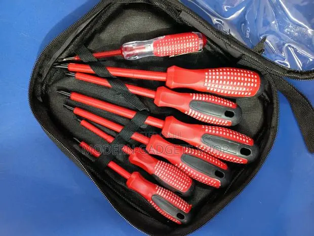 7PCS Professional Screwdriver Set With Storage Pouch – Chrome Vanadium · Photo 1