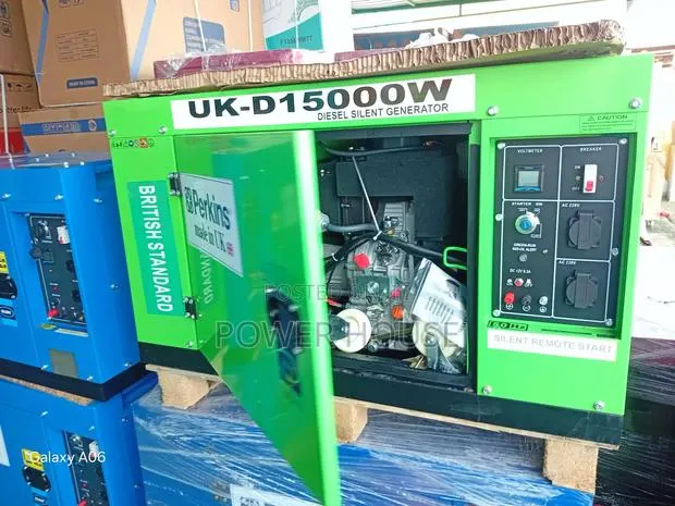 Perkins 15kva Low-Noise Generator With Control Panel · Photo 1