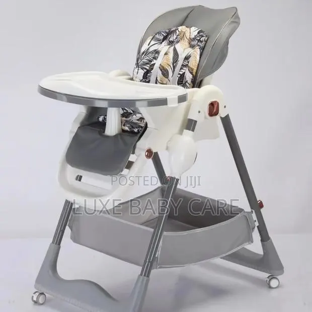 Baby High Chair With Reclining Seat, Adjustments, Detachable Tray. · Photo 1