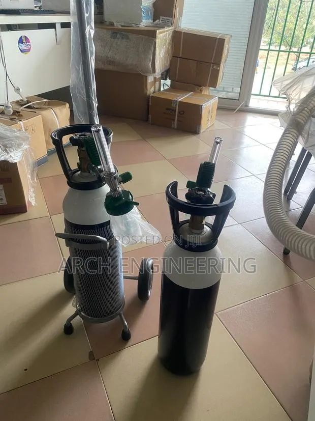 Complete Medical Oxygen Cylinder With Trolley (Free Flowmeter) · Photo 1