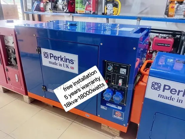 High Flow Diesel 18kva Silent Perkins Generator · Photo 1