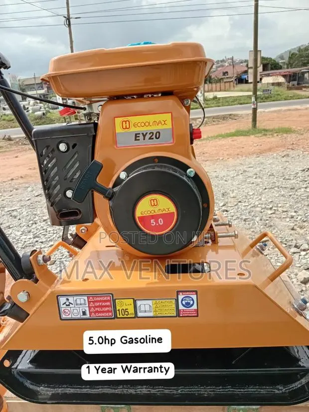 Ecoolmax New Plate Compactor 5.0hp Petrol Engine · Photo 1