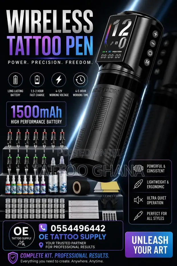 Wireless Tattoo Machine Complete Kit · Photo 1