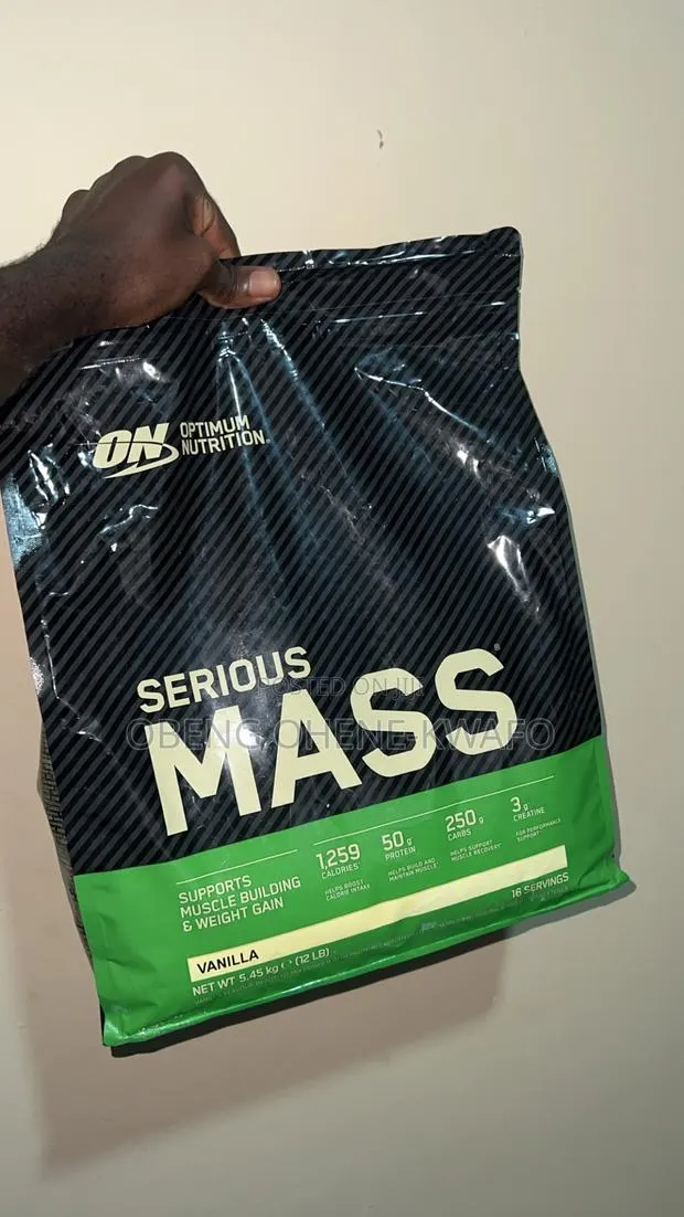Optimum Nutrition Serious Mass - Vanilla (12 LBS / 5.45 Kg) · Photo 1
