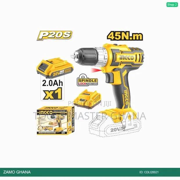 Li Cordless Drill 20v - Cdli20021 · Photo 1