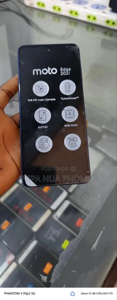 New Motorola Edge 5G UW (2021) 256 GB Blue · Photo 1