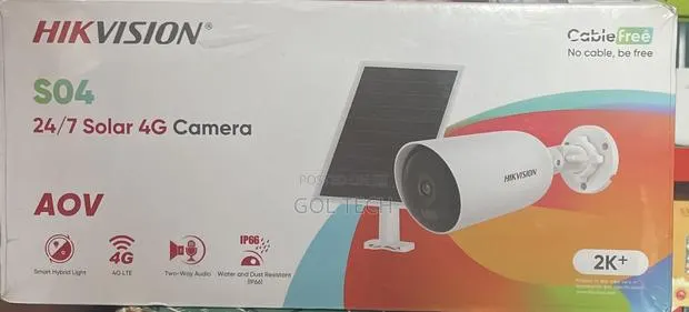 Hikvision So4 24/7 Solar 4G Camera · Photo 1