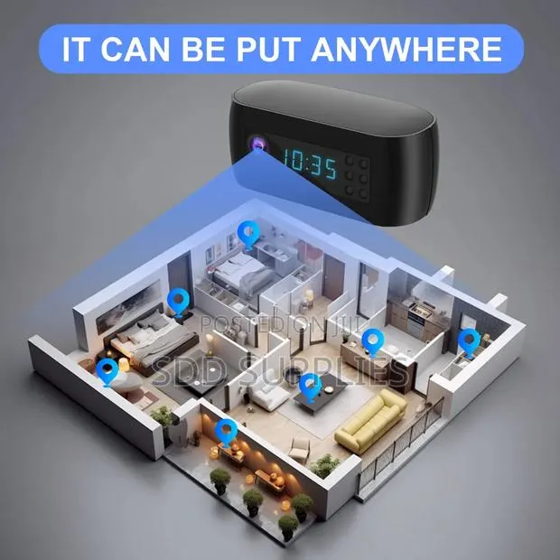 Clock Secret Hidden Spy Security Camera · Photo 1