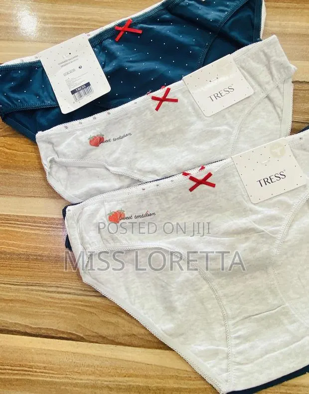 Polka Dots Mixed Cotton Panties - 3pc Set · Photo 1