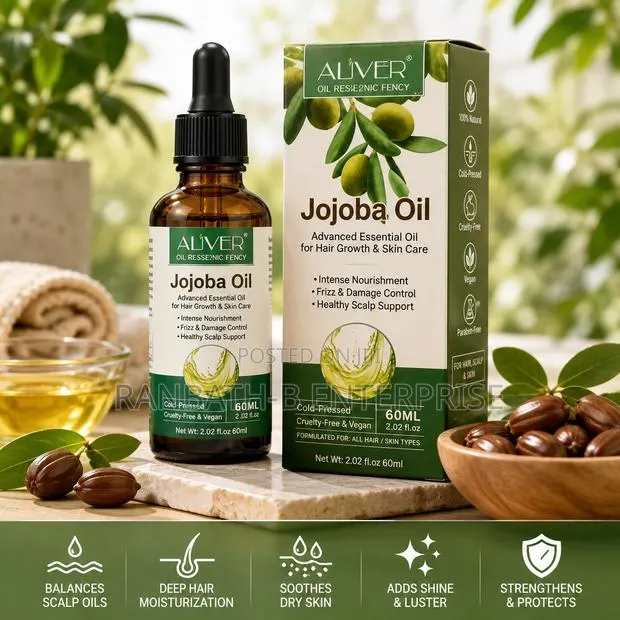 Original ALIVER Jojoba Oil – Suitable for All Hair Types · Photo 1