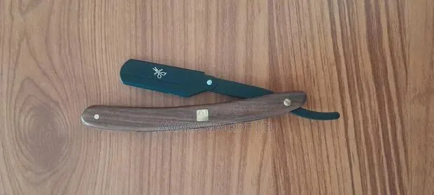 Wooden Handle Shaving Razor Stainless Steel Head · Photo 2
