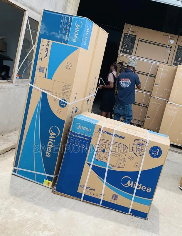 Original White Midea 5hp Floor Standing Air Conditioner (Mj2-48crn1) · Photo 1