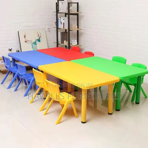 Kids Colorful Table (120*60*50cm) · Photo 1