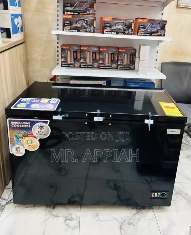 Extreme Original Nasco Nas475fl 1 Door Chest Freezer(400l) Black · Photo 1
