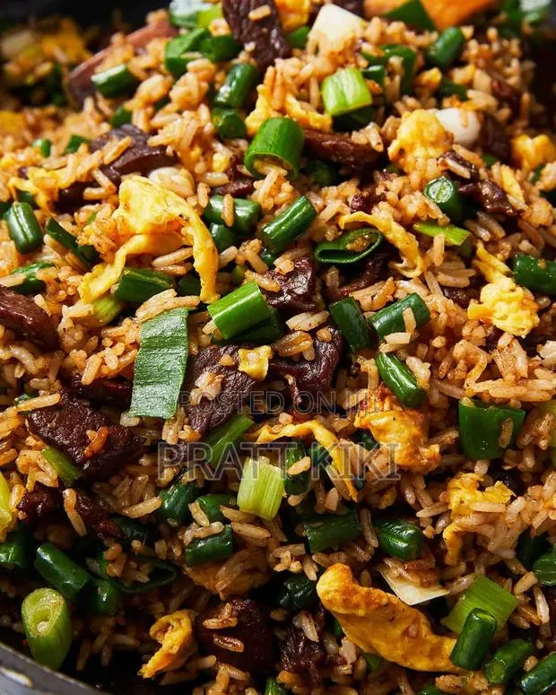 Vegetable Beef Fried Rice (Juicy Meat and Well Flavored Rice) · Photo 1