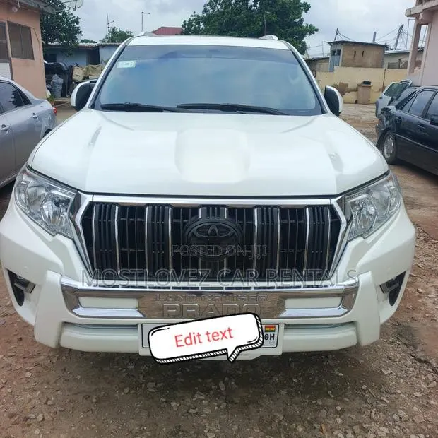 Car Rental- Prado White for Rent · Photo 1