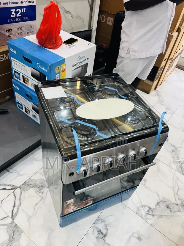 Super Affordable Ferre 60x60cm New Line 4 Gas Cooker(Gray) · Photo 1