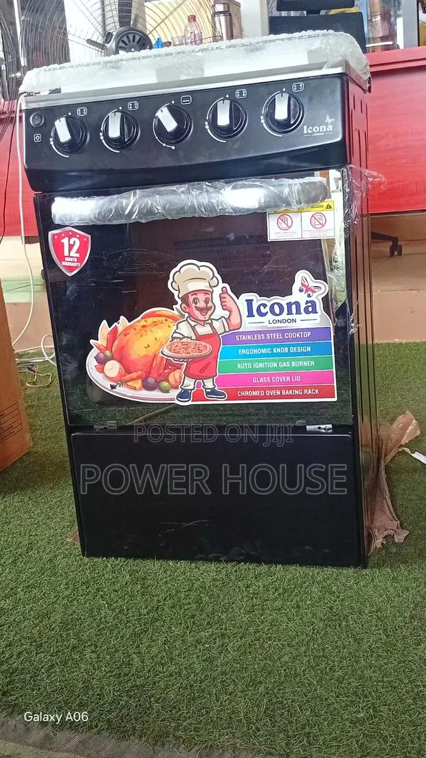 Icona Deluxe 4 Burner Cooker With Oven and Grill · Photo 1