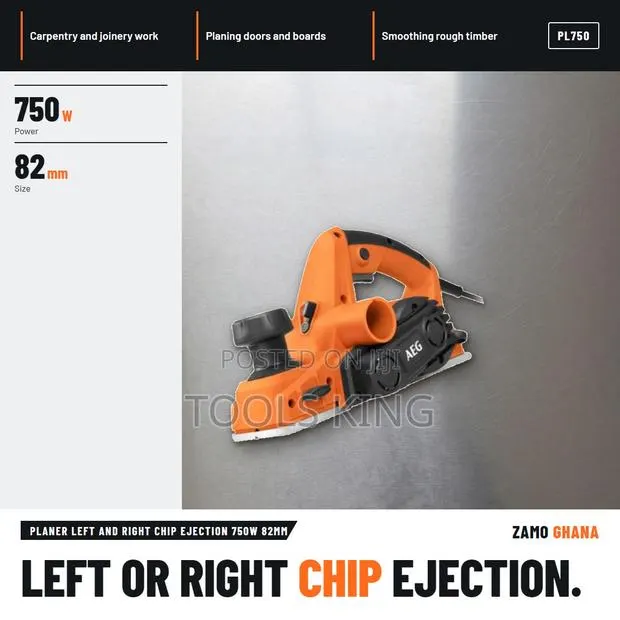 Planer Left and Right Chip Ejection 750W 82Mm - PL750 · Photo 1