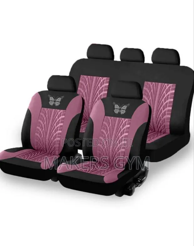 Car Seat Covers (Black and Pink) Universal · Photo 1