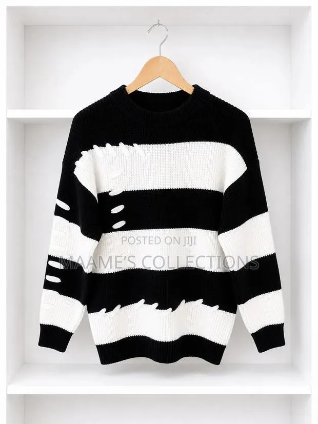 Men’S Color Block Knitted Sweater / Cardigan / Pullover · Photo 1