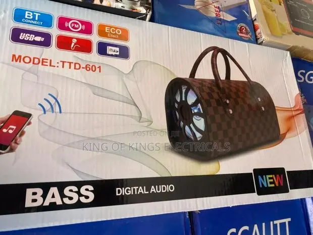 TTD-601 Portable Bluetooth Speaker With Bass · Photo 1