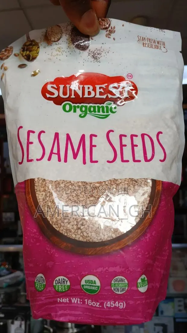 Organic Sesame Seeds, 454g · Photo 1